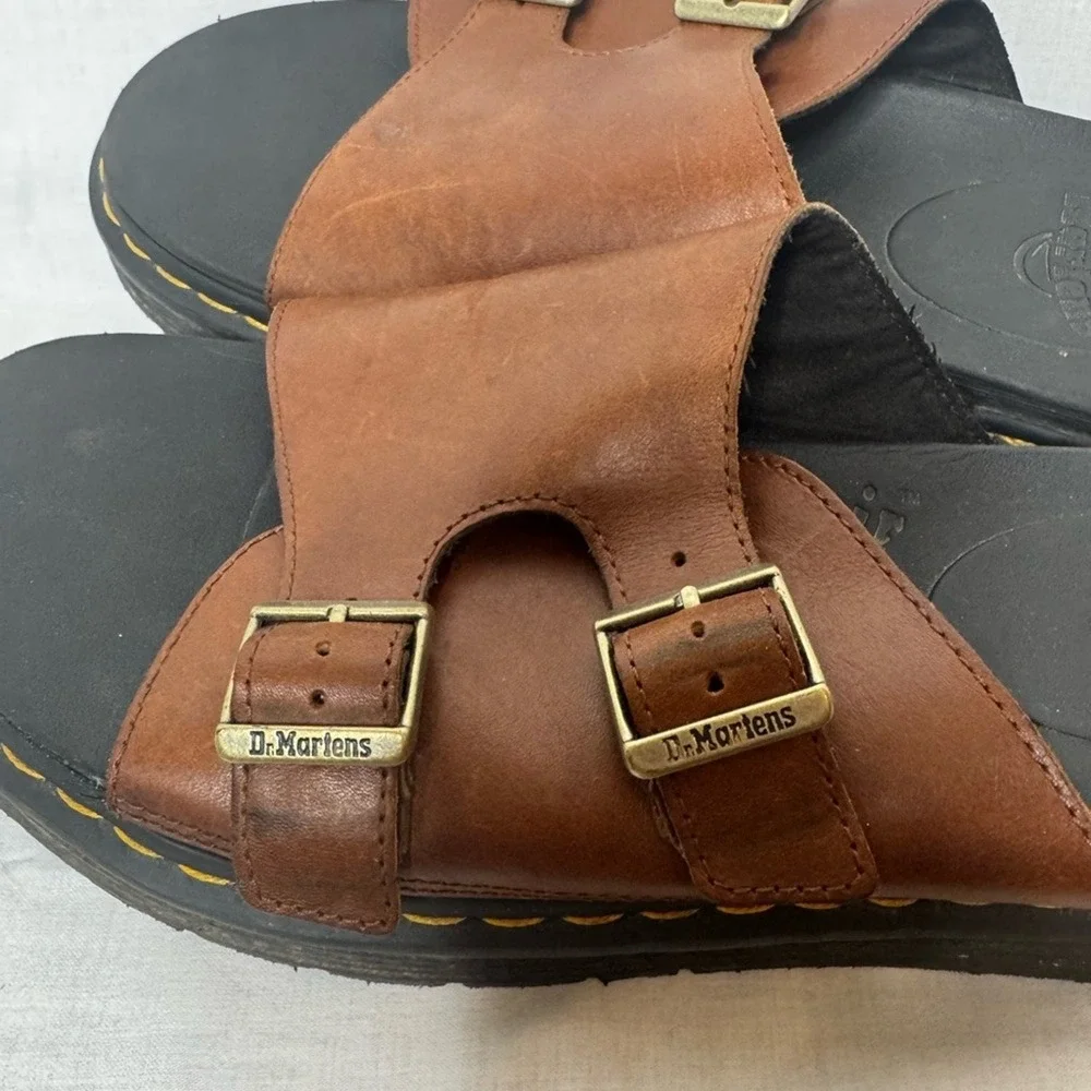 Dr Martens Mens Dax Sandals Tan Sz 13 Y2K Gorpcore Outdoor‎ Granola Nature
